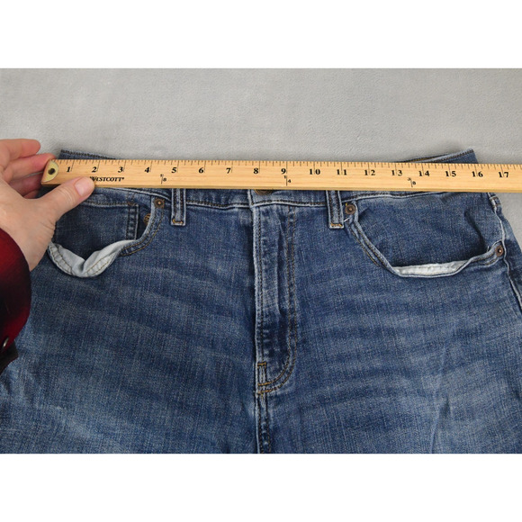 Lucky Brand Jeans Mens 34X32 (32x30) 121 Slim Straight Straight Blue Denim - Picture 7 of 9
